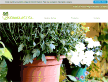 Tablet Screenshot of innovaplast.es